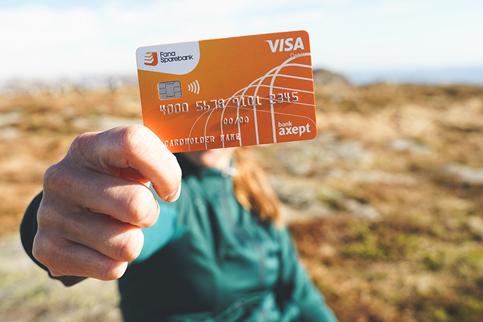 Bankkort med på tur