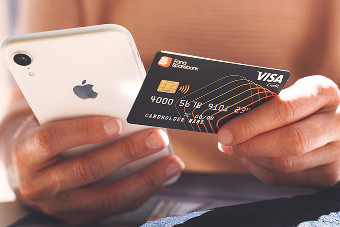 kredittkort og mobil