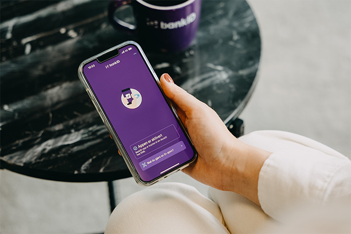 bankid app i handen bankid app i handen